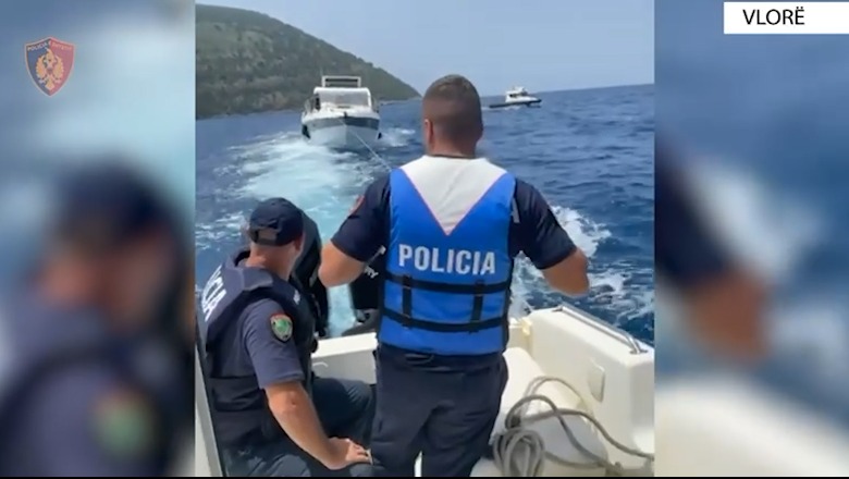 Vlorë/ U prishet skafi në mes të detit, policia shpëton 2 persona por gjobit drejtuesin e mjetit lundrues, nuk dispononte dokumentacionin e duhur