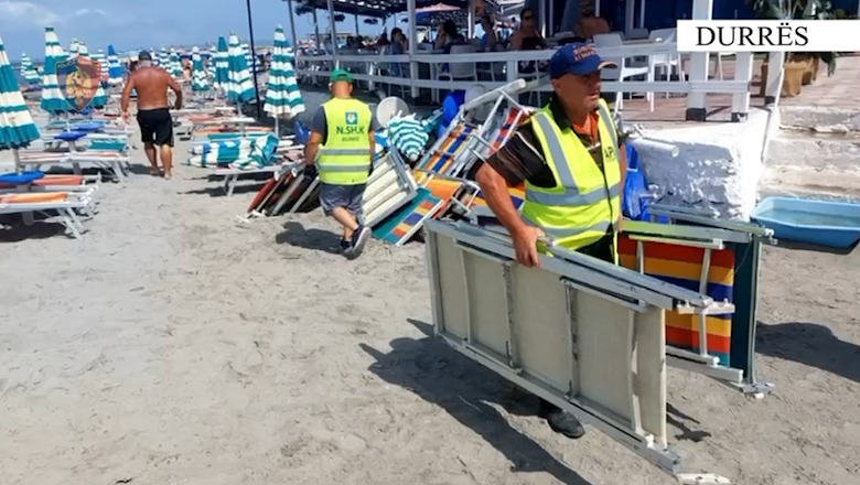 Durrës/ Zaptuan me çadra e shezlongë plazhet publike dhe ndërtuan pa leje ‘beach bar’-e, 7 persona në hetim
