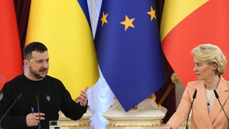  Ursula Von der Leyen: Hapja e negociatave me Ukrainën dhe Moldavinë për hyrjen në BE është një lajm i shkëlqyer