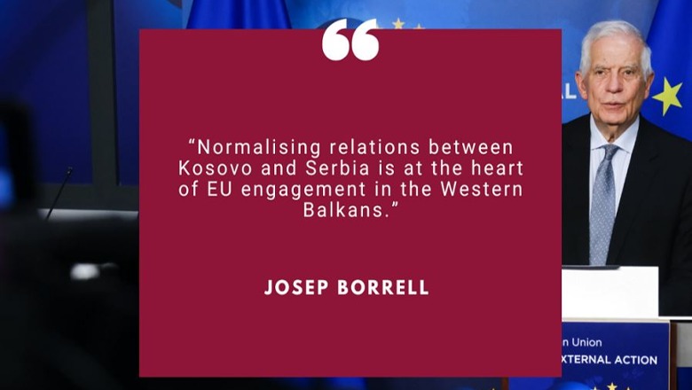 Dialogu, Borrell para largimit nga posti ka kërkesa për Kosovën e Serbinë