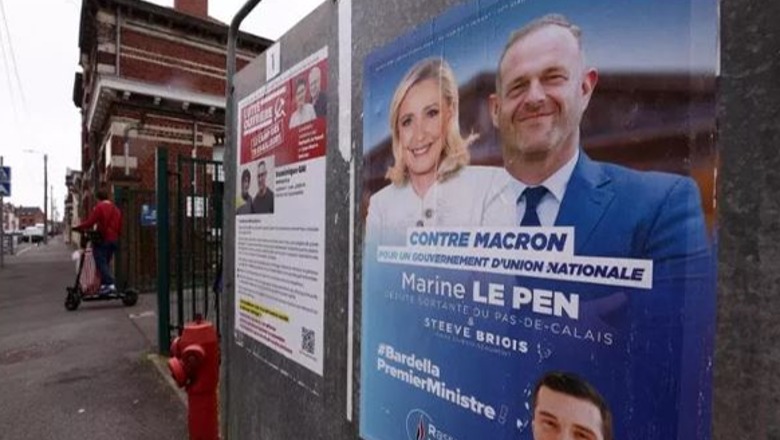 Votimet në Francë, Asambleja Kombëtare e Le Pen projektohet e para me 34.5% të votave