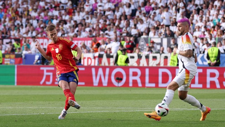 DIREKT, Euro 2024/ Spanja zhbllokon ndeshjen me Dani Olmo, Gjermania 'në tapet'! 1-0 në Stuttgart
