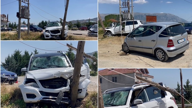 Tjetër aksident në qarkun e Korçës, dy makina përplasen me njëra-tjetrën