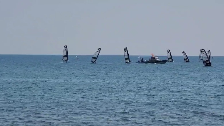 Mbërrijnë varkat me vela në brigjet e Durrësit, për herë të parë zhvillohet gara nën monitorimin e Ministrisë së Mbrojtjes italiane