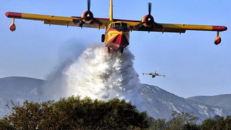 Riaktivizohen zjarret në Dropull, Greqia sjell në ndihmë 2 avionë! Ministri i Mbrojtjes: Mirënjohje! Digjet parcela me grurë në fshatin Humelicë