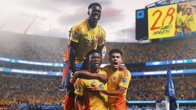 Kolumbia befason Uruguain, e mposht 0-1 dhe gjen Argjentinën në finalen e Kupës së Amerikës! Rekord me 28 ndeshje pa humbje