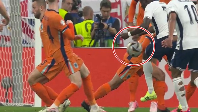 Euro 2024/ Saka preku dy herë topin me dorë para penalltisë së Anglisë! Si u vodh Holanda në zemër të Evropës (VIDEO)