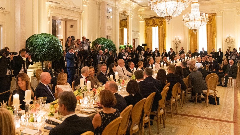 Darka shtetërore e Presidentit të SHBA-së, Joe Biden për nder të udhëheqësve të NATO-s! I pranishëm dhe Rama (FOTO) 