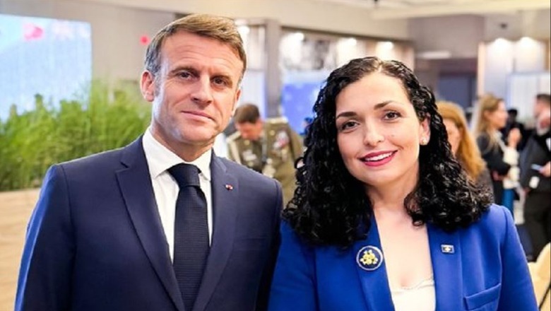 Forcimi i marrëdhënieve Kosovë-Francë, Osmani takoi Macron