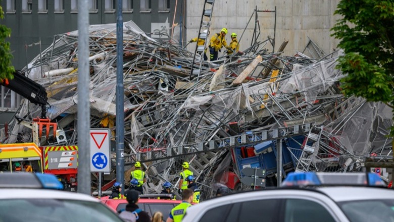 Shembet skela 60 metra e lartë në Zvicër, 4 punëtorë të vdekur, 8 të plagosur! Mes viktimave 1 shqiptar e 2 portugezë 