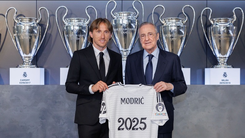 Zyrtare/ Luka Modric firmos me Real Madrid