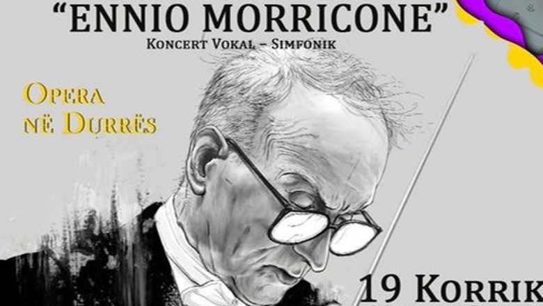 Kolonat zanore që njohën botërisht Ennio Morriconen, në një koncert ‘hënor’ në Durrës