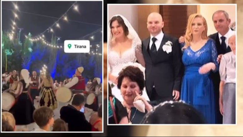 VIDEO/ Enkel Demi dhe Mesila Doda martojnë djalin, dalin pamjet nga dasma