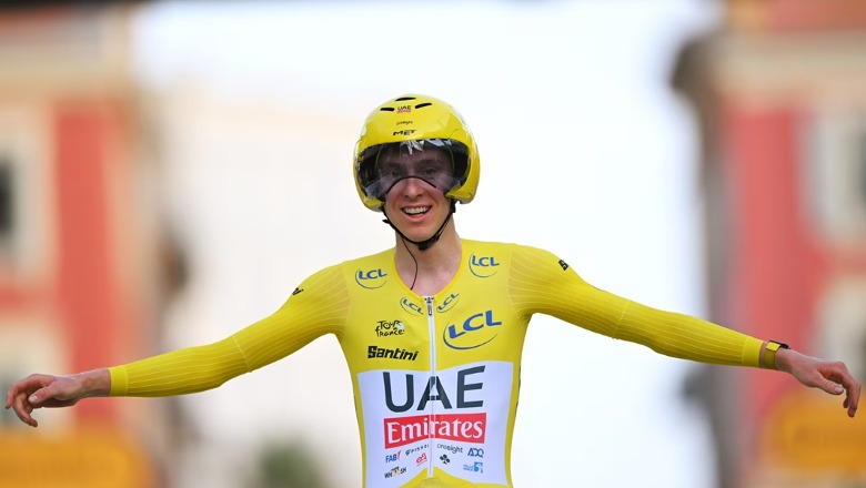 Çiklizëm/ Tadej Pogacar vendos rekord, fitore historike në Tour de France