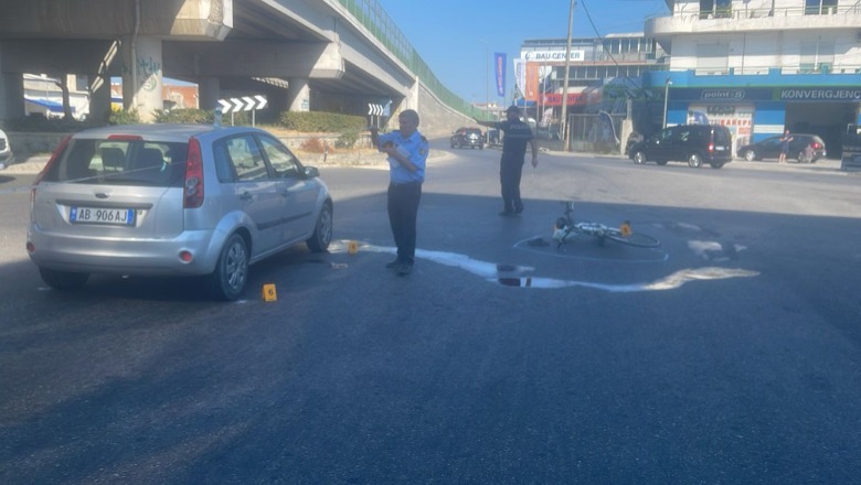 Durrës/ Biçikleta i pret rrugën makinës, 1 i plagosur (EMRI)