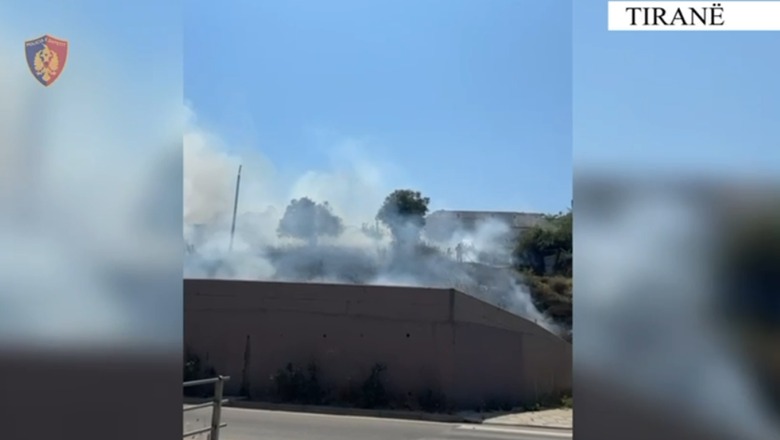 Tiranë/ Ndezi zjarr për të djegur mbeturinat, rrezikon të digjen 5 banesa