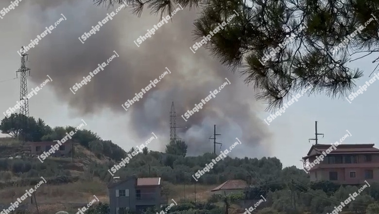 Zjarr pranë ish-repartit ushtarak në Fier, dëgjohen shpërthime fishekësh