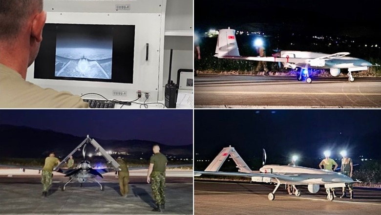 FOTOT/ Pilotët stërvitje në kushte të vështira, dronët 'Bayraktar' zhvillojnë fluturimet e para natën