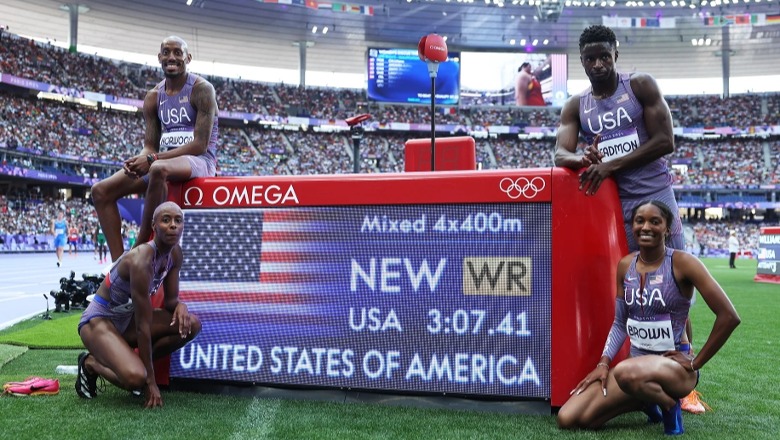 Paris 2024/ Atletika debuton me rekorde, SHBA thyen ‘limitin’ në stafetën e përzierë 4×400 metra