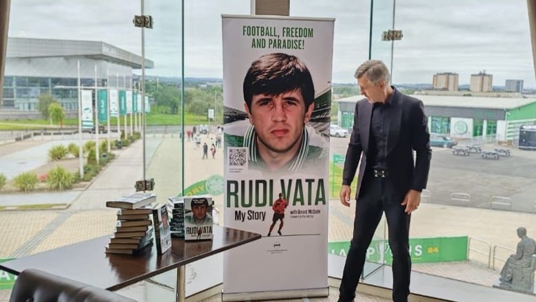 'Futbolli, liria dhe parajsa'! Ish-kapiteni i kombëtares Rudi Vata publikon në Skoci librin autobiografik