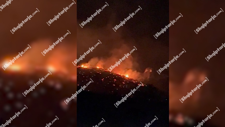 Zjarr në fshatin Labovë në Gjirokastër, zjarrfikësit në ‘luftë’ me flakët