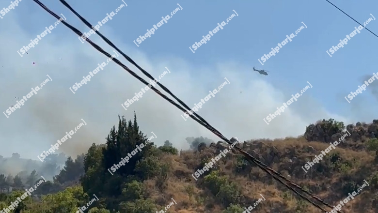 Zjarr në fshatrat e Delvinës, 110 forca në terren! Vatra aktive edhe në Selenicë dhe Vranisht të Himarës