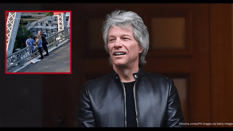 VIDEO/ Jon Bon Jovi shpëton një jetë, ja si e bind një grua që po tentonte të vetëvritej duke u hedhur nga ura e Nashville! Nga dialogu, te përqafimi