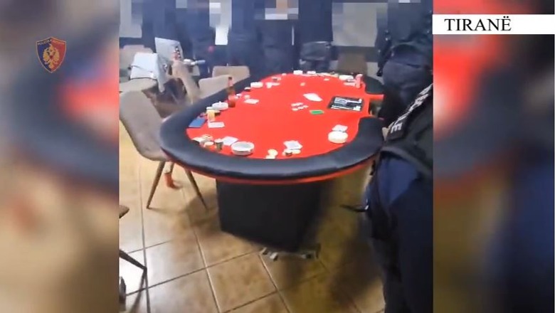 Tiranë/ Luanin poker në lokal, arrestohen 9 persona në Sharrë