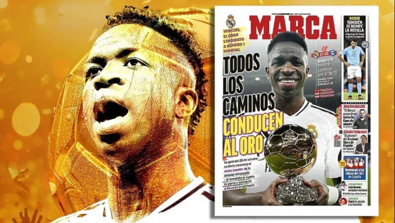 Marca tregon fituesin e 'Topit të Artë': Vinicius e ka mësuar se do vishet me ar