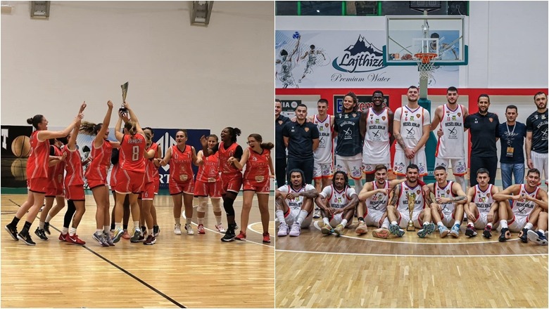 Basketboll/ Flamurtari për femra dhe Besëlidhja për meshkuj kampion të Superkupës! Për lezhjanët historike