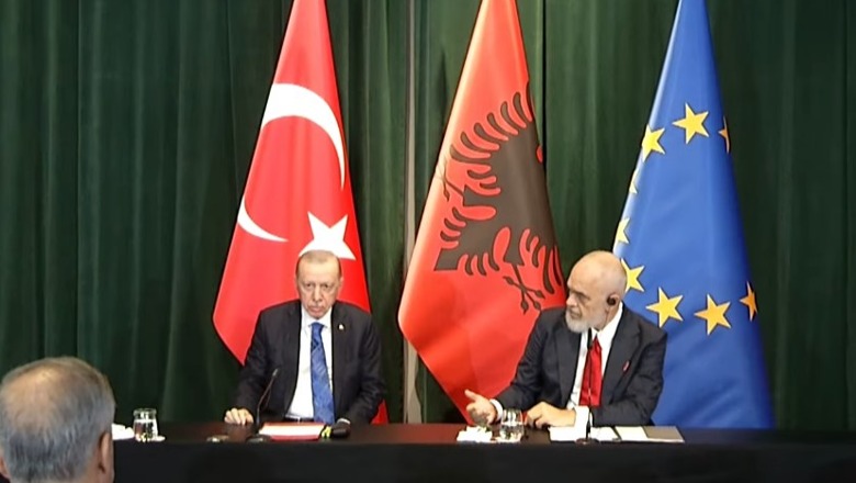 LIVE-Vizita në Tiranë, Erdogan e Rama deklaratë për shtyp