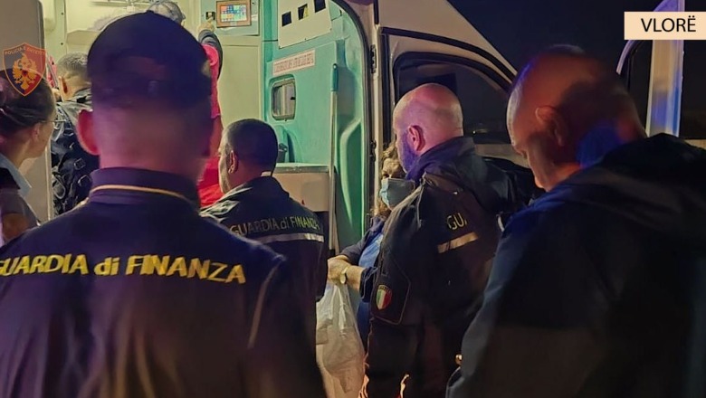 Vlorë/ Iu fundos skafi plastik i peshkimit në mes të detit, Guardia di Financa shpëton 2 peshkatarët, i shoqëruan në port