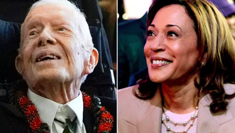 Në moshën 100-vjeçare, ish-presidenti Jimmy Carter jep votën për Kamala Harris 