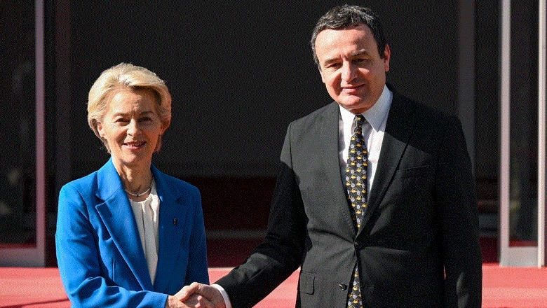 Von der Leyen takon Kurtin/ Kryeministri i Kosovës: Kërkova pyetësorin për anëtarësim dhe heqjen e menjëhershme të masave