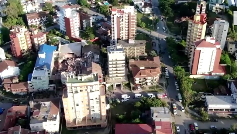 Argjentinë/ Hoteli 10-katësh shembet papritur, 1 i vdekur dhe të paktën 9 persona nën rrënoja (VIDEO)