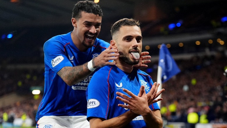 VIDEO/ Nedim Bajrami fantastik në Skoci, shënon dhe dërgon Rangers në finalen e Kupës me Celtic