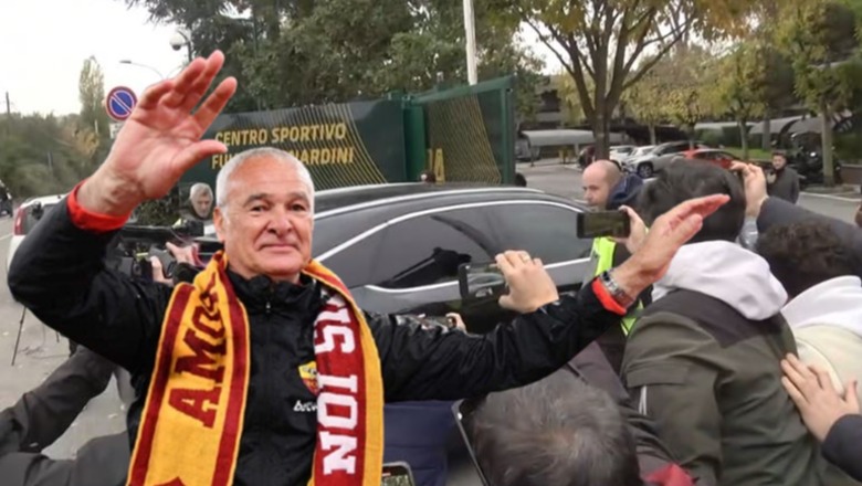 Zyrtare/ Roma zhvillon stërvitjen me trajnerin e ri, Claudio Ranieri mbërrin në 'Trigoria'