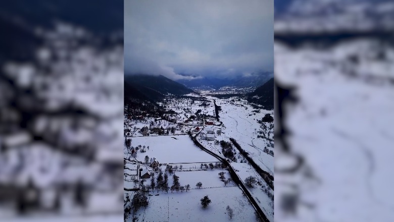 Pamjet me dron/ Magjia e Vermoshit nën vellon e dëborës, Ftesa e Ramës: Shijoni Alpet edhe gjatë dimrit