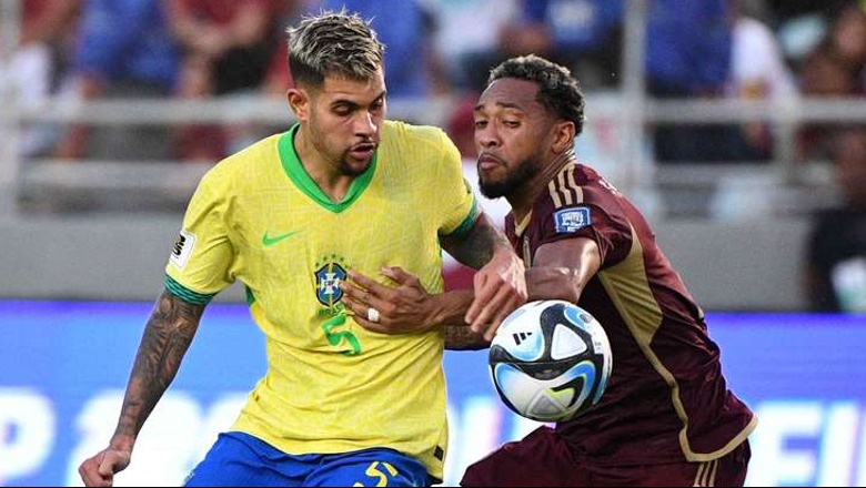 VIDEO/ Brazili ngec në barazim me gola, Vinicius gabon nga pika e bardhë dhe bën sherr me arbitrin