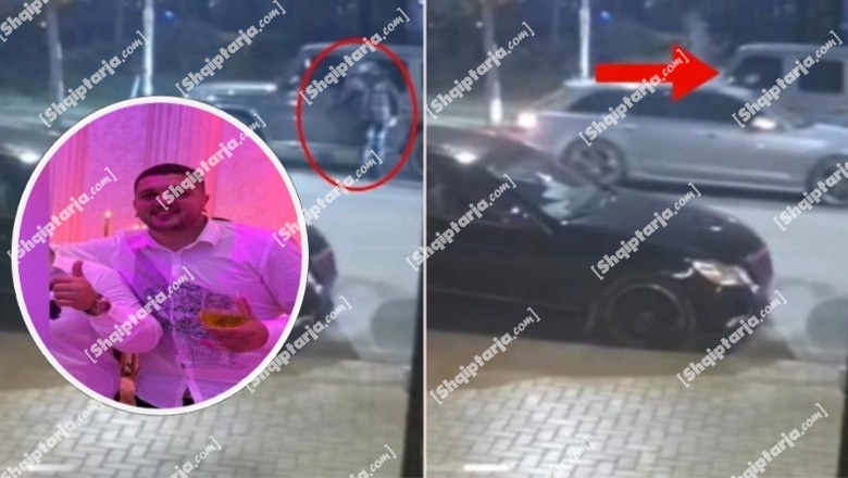 VIDEO e ekzekutimit të Klaudio Prendit, qëllohet disa herë me silenciator sapo hipën në 'G Class'! Shoku polic ndoqi nga pas mjetin e autorëve, por i humbi