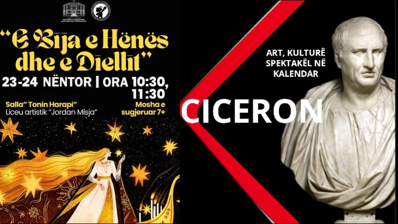 ‘Ciceron’/ ‘E bija e hënës dhe e diellit’, shfaqja teatrale te Liceu! ‘Nata e dymbëdhjetë’ te ‘Metropol’