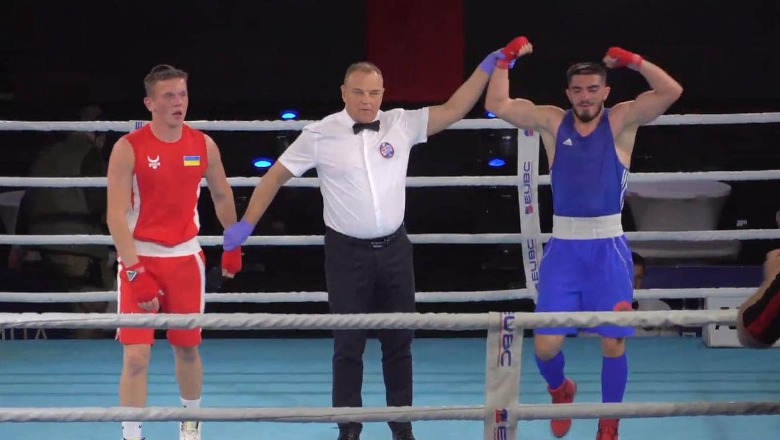 BOKS/ Alban Beqiri dhe Besian Karaj kampion të Ballkanit për peshat 67 dhe 71 kg, fitojnë mes Serbisë