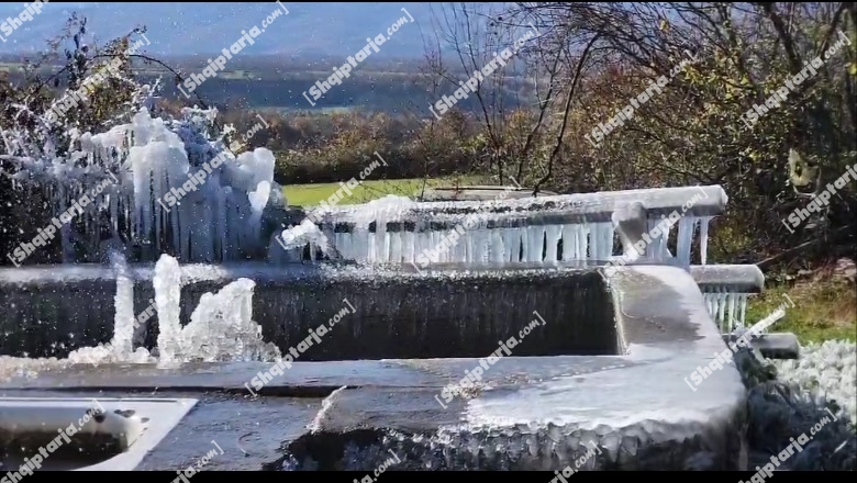 Ulja e temperaturave, ngrin segmenti i rrugës së Arbrit (VIDEO)