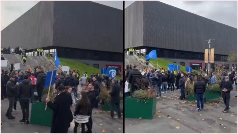 20 militantë të Berishës protestojnë kundër Ramës në Londër 