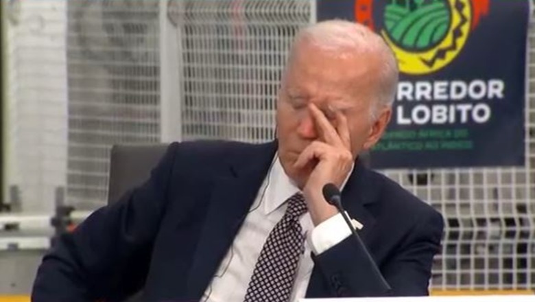 Presidentin amerikan Biden e zë gjumi gjatë takimit me presidentët afrikanë (VIDEO)