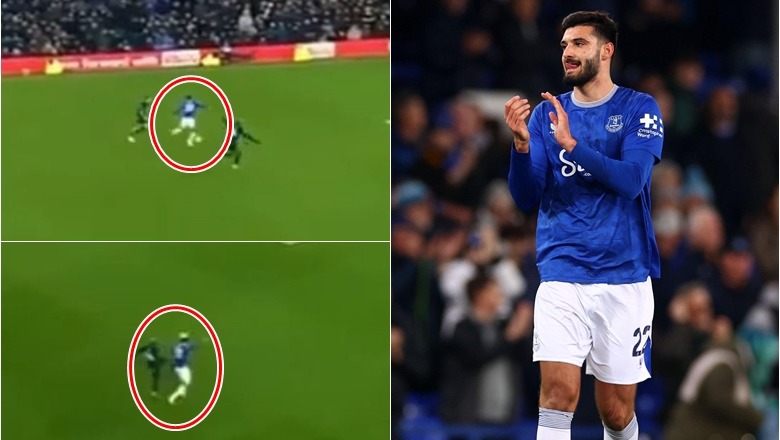 VIDEO/ Prekje 'magjike' dhe raste për gol, Armando Broja 'deh' tifozët e Everton me vetëm 12 minuta në fushë