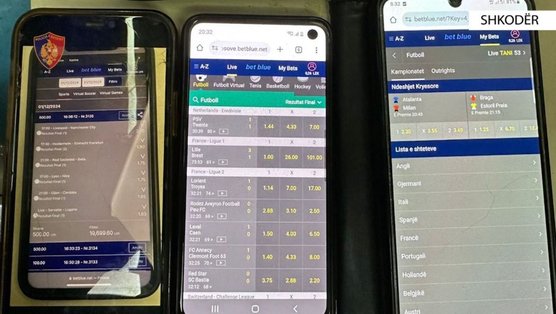 Vendosnin baste sportive online, arrestohen 4 të rinj në Tiranë, 3 në Shkodër