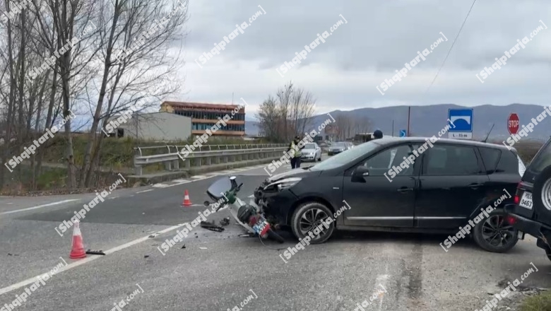 Aksident në superstradën Lezhë-Shkodër, plagoset rëndë motoçiklisti 60-vjeçar! Dërgohet te Trauma, shoqërohet shoferi (EMRAT)