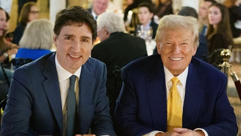 Trump tallet me Justin Trudeau pas darkës në Florida, e quan guvernator të shtetit të Madh të Kanadasë