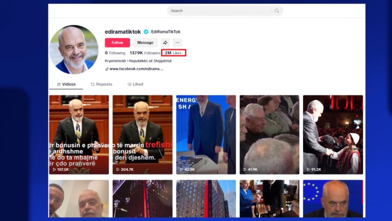 Akuzat e opozitës për mbylljen e TikTok! Rama fiton garën me fansat, 2 milionë pëlqime! Berishën e mund edhe Arlind Qori